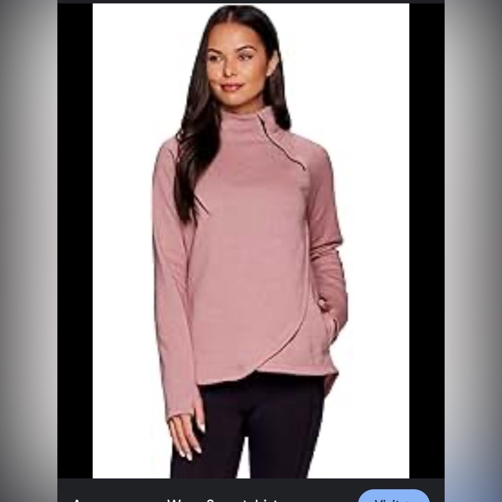 🌺🌺- RBX ACTIVE new with tags. Heather Rose upscale sweatshirt small petite.